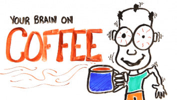 Your Brain On Coffee illustration