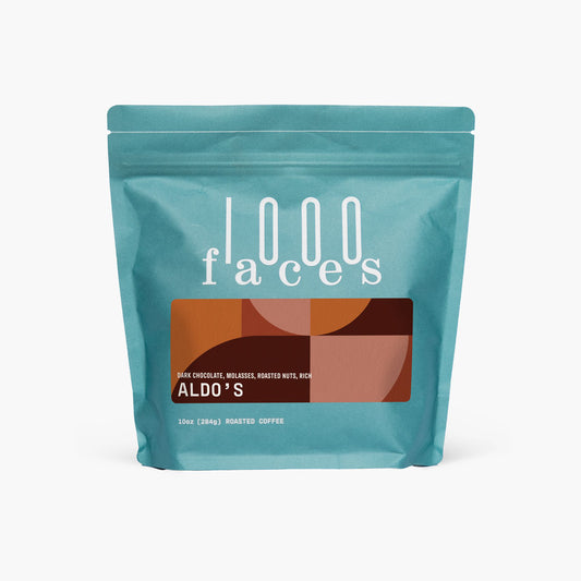 10 ounce Bag of 1000 Faces Aldo's coffee
