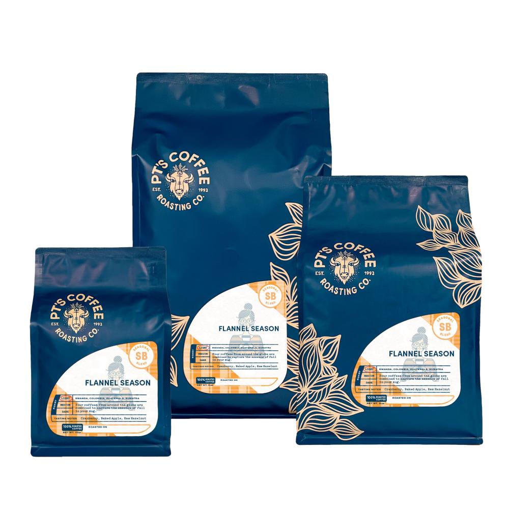 Flannel Season Fall Blend – PT's Coffee main product