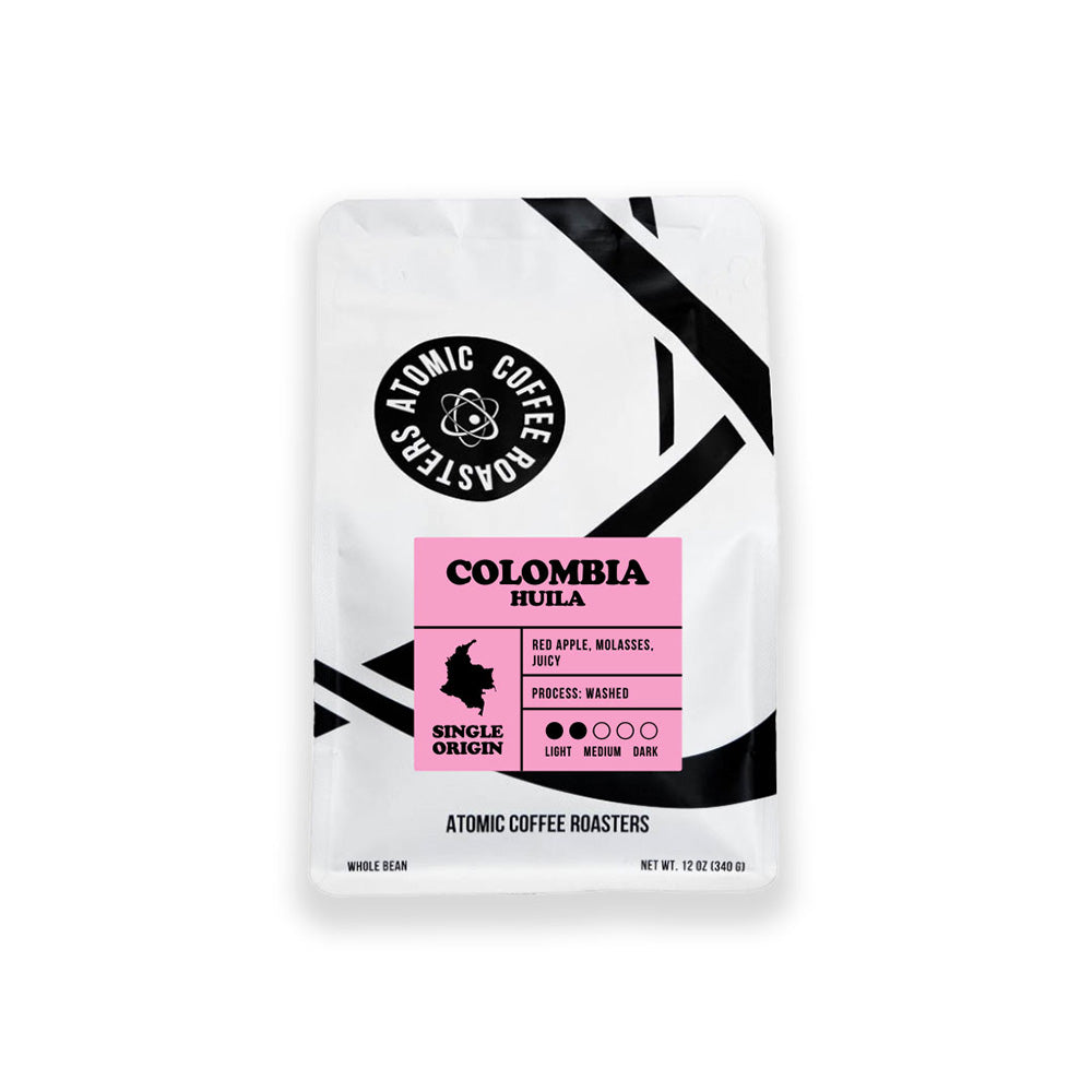 12 ounce bag of Atomic Coffee Roasters Colombia Huila – Atomic Coffee Roasters main product