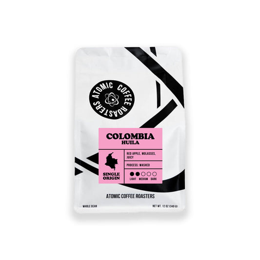 12 ounce bag of Atomic Coffee Roasters Colombia Huila