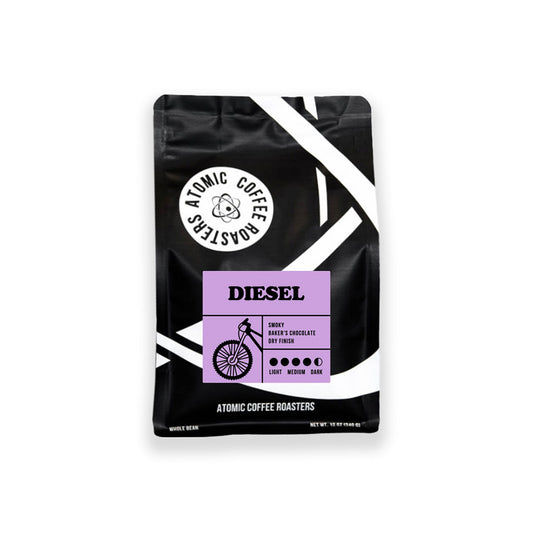 12 ounce bag of Atomic Coffee Roasters Diesel