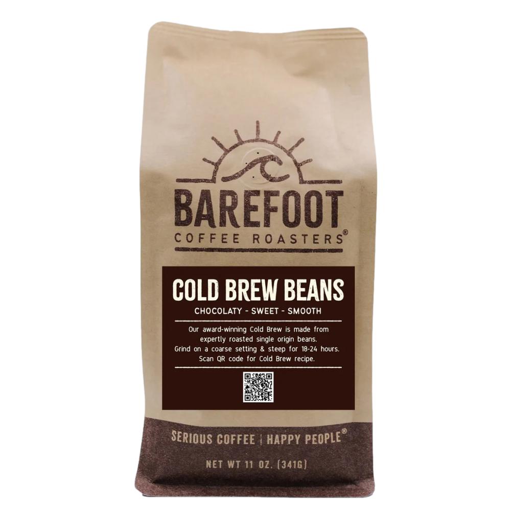 Bag of Barefoot Coffee Roasters Cold Brew Beans 11oz – Barefoot Coffee main product