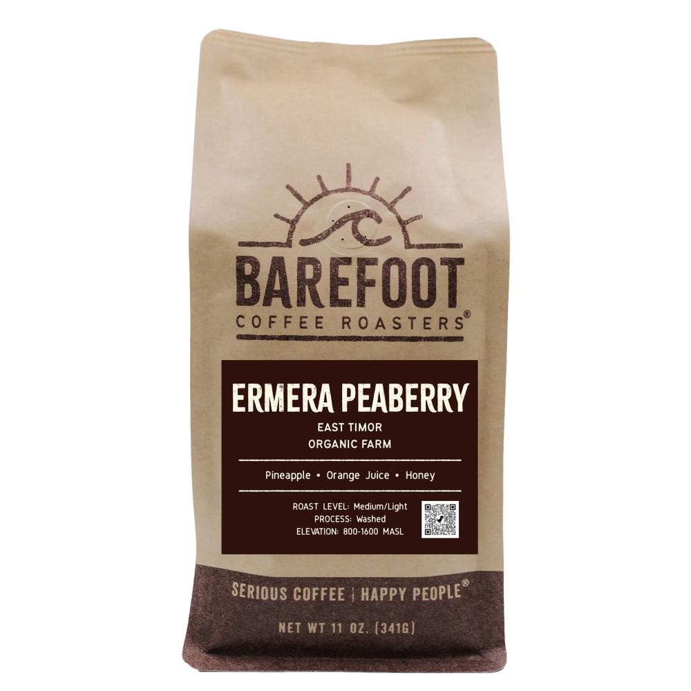 Coffee bag from Barefoot Coffee Roasters on a white background – Barefoot Coffee main product