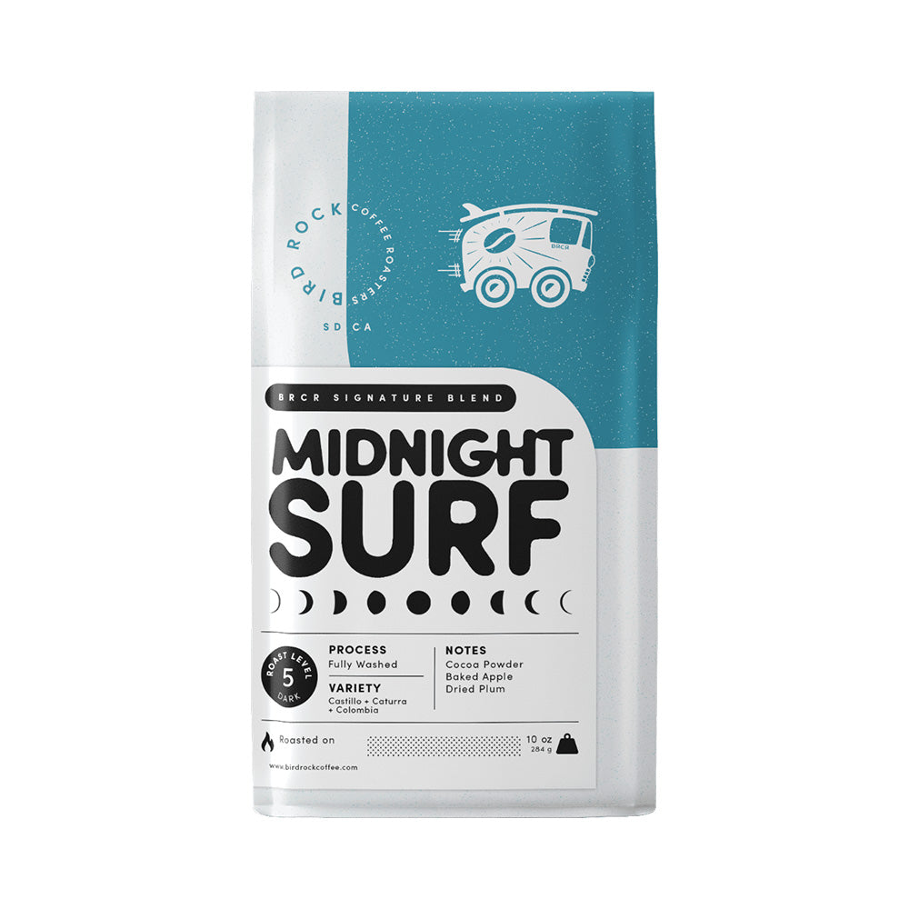 Bag of Bird Rock Coffee Roasters Midnightb Surf BRCR Signature Blend – Bird Rock Coffee main product