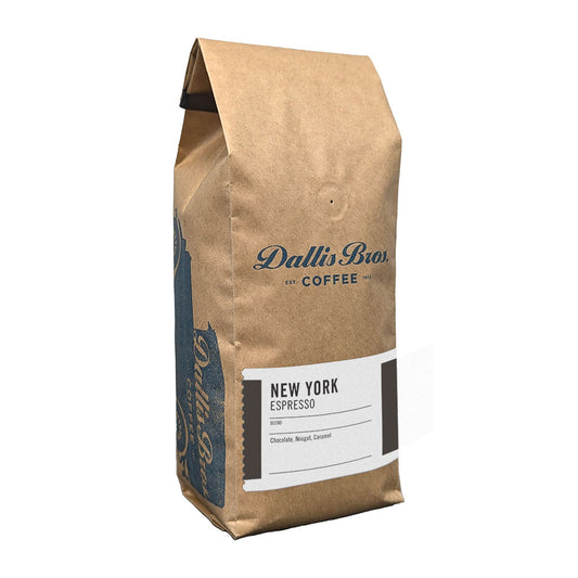Bag of Dallis Bros Coffee New York Espresso