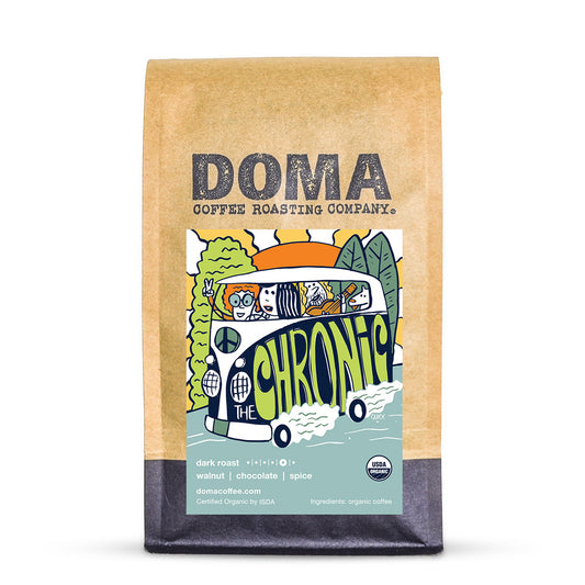 12 ounce bag of Doma Coffee Roasting Chronic