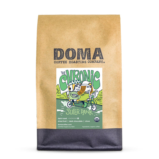 12 ounce bag of Doma Coffee Roasting Chronic Super Dank product
