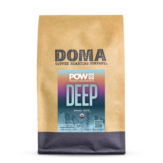 Two pound bag of Doma Coffee Roasting Protect Our Winters Deep