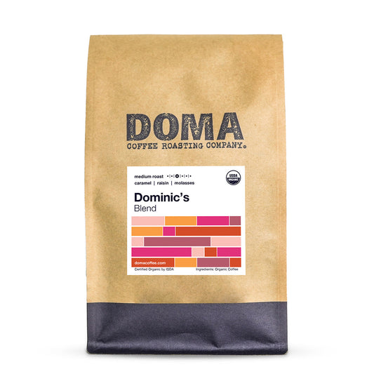 12 ounce bag of Doma Coffee Roasting Dominic's Blend product