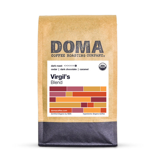 12 ounce bag of Doma Coffee Roasting Virgil's Blend