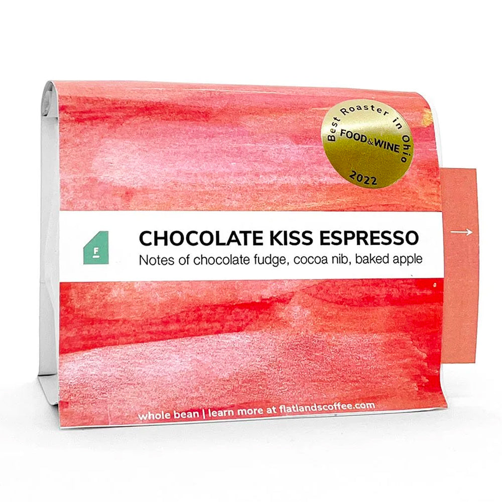 Chocolate Kiss Espresso Blend – Flatlands Coffee main product