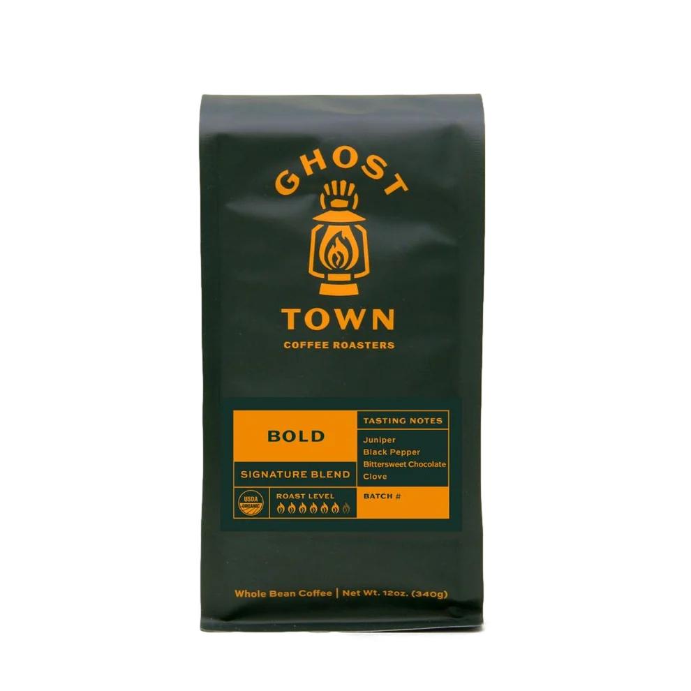 Bold Blend – Ghost Town Coffee Roasters main product