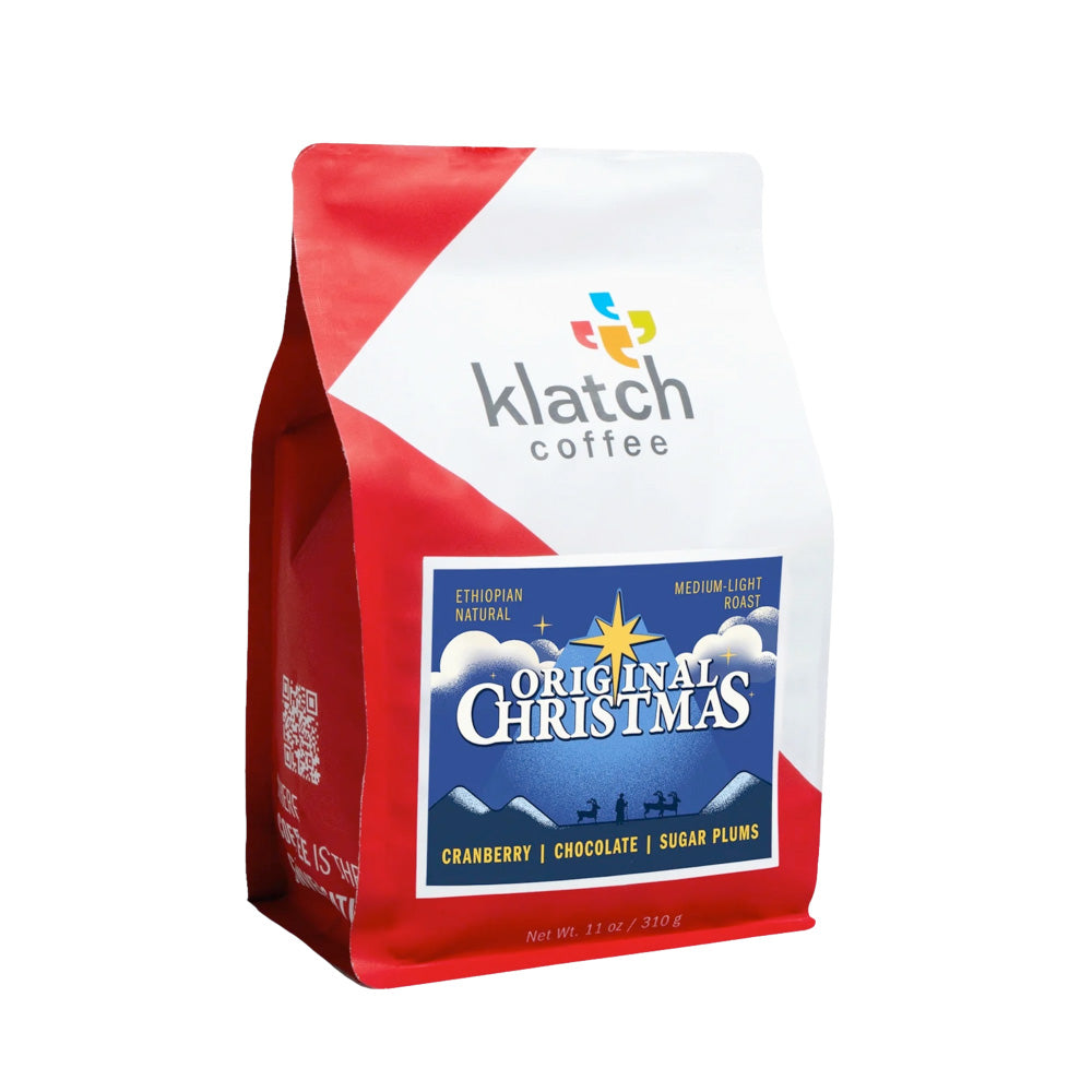 Bag of Klatch Coffee Original Christmas Blend – Klatch Coffee main product