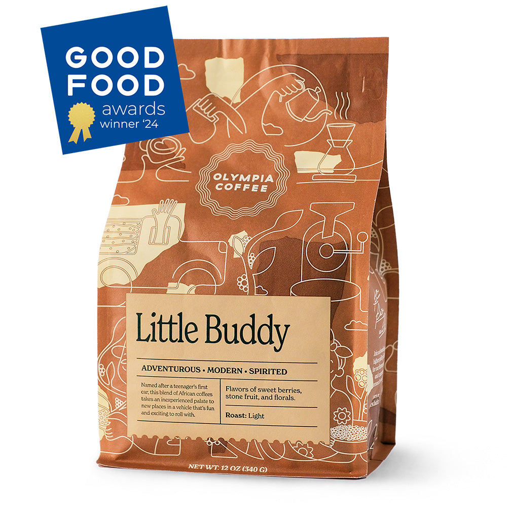Bag of Olympia Coffee Little Buddy – Olympia Coffee main product