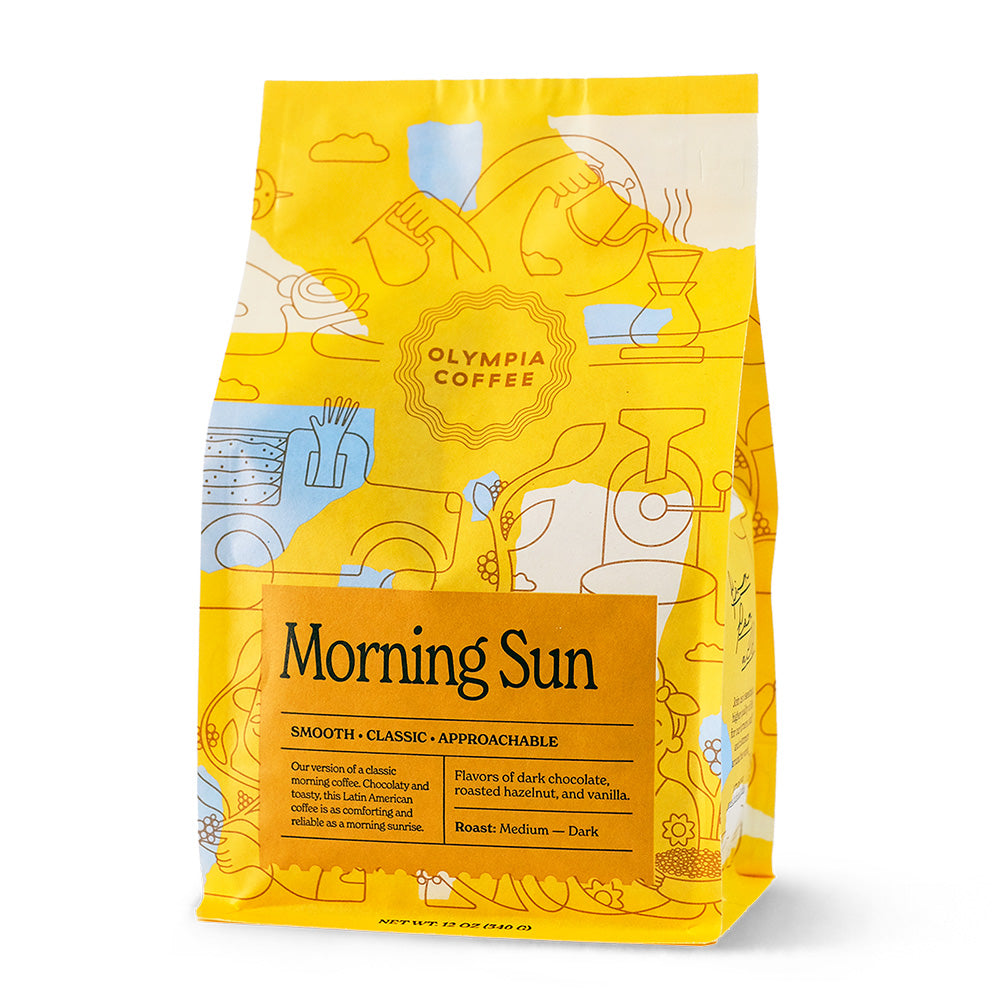 Bag of Olympia Coffee Morning Sun – Olympia Coffee main product