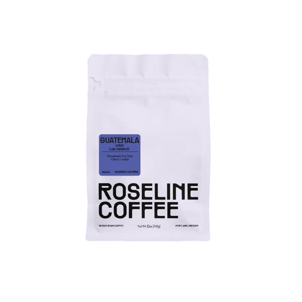 Roseline Coffee package with 'Guatemala' label on a white background – Roseline Coffee main product