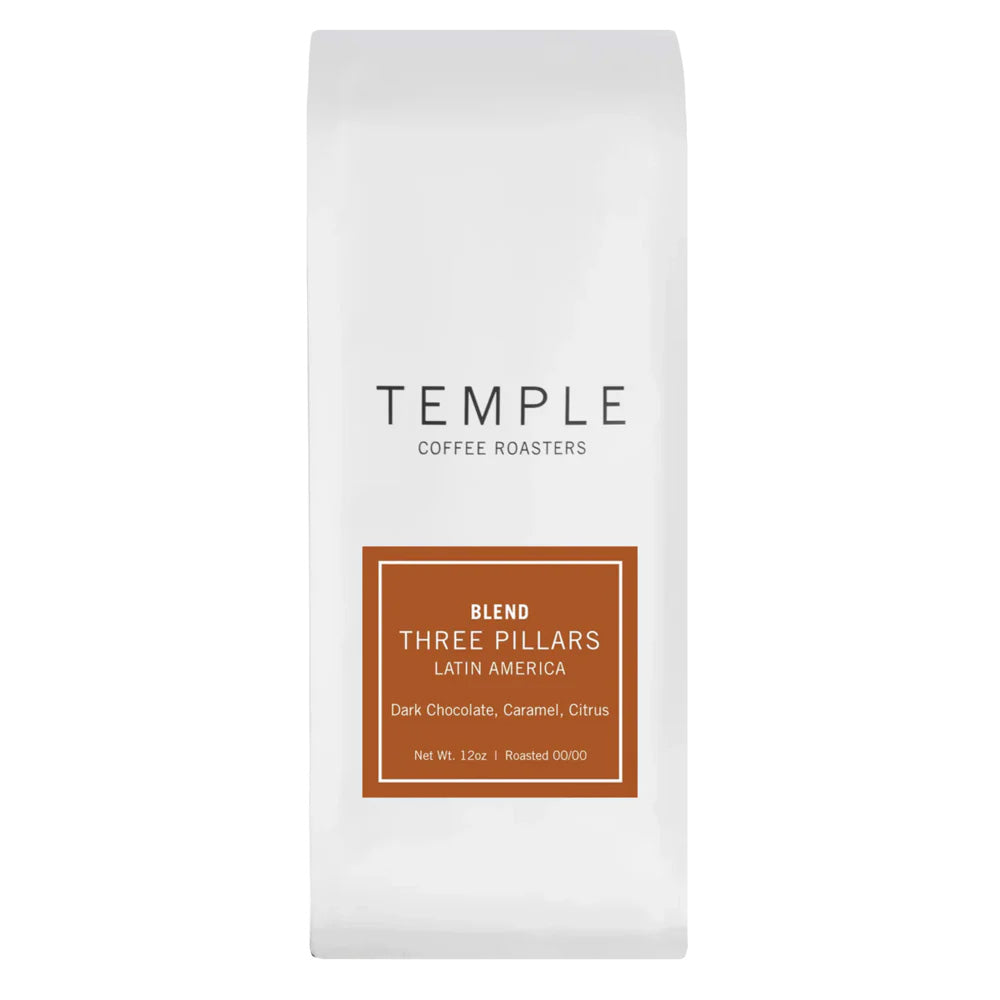 Bag of Temple Coffee Three Pillars – Temple Coffee main product