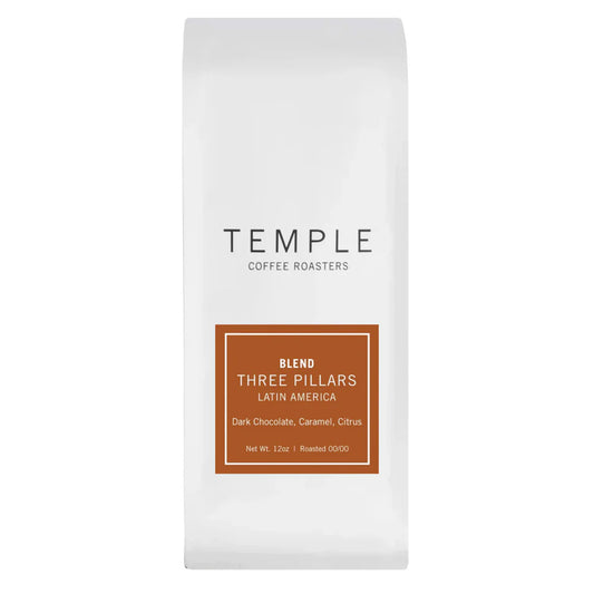 Bag of Temple Coffee Three Pillars