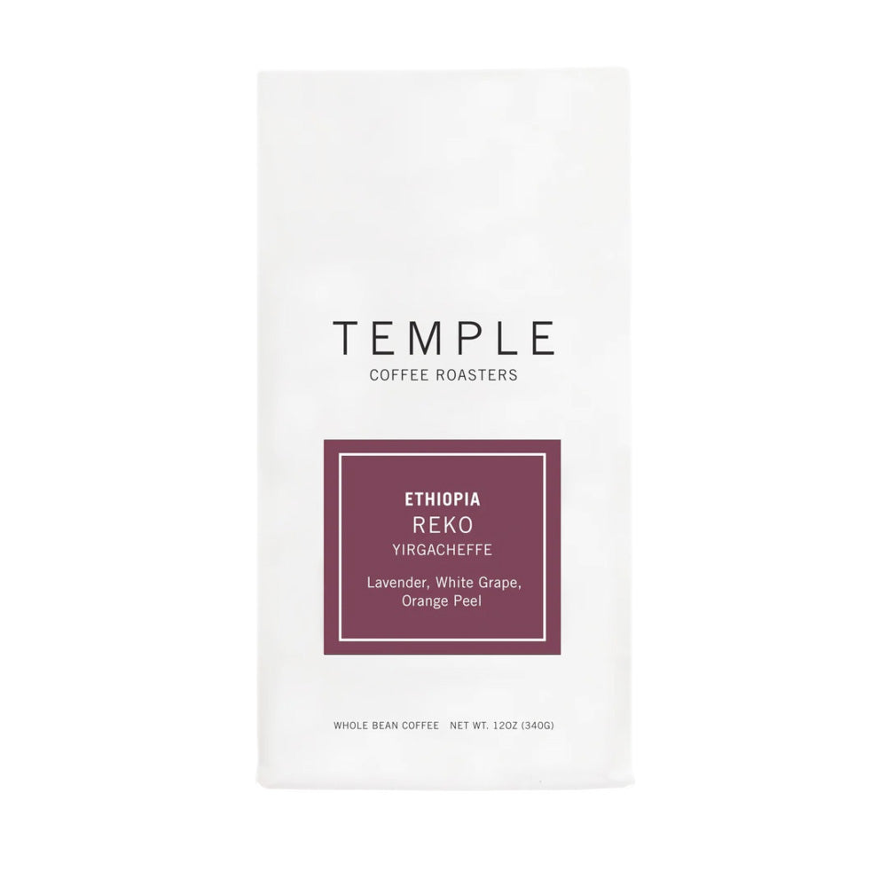 Bag of Temple Coffee Ethiopia Reko Yirgacheffe