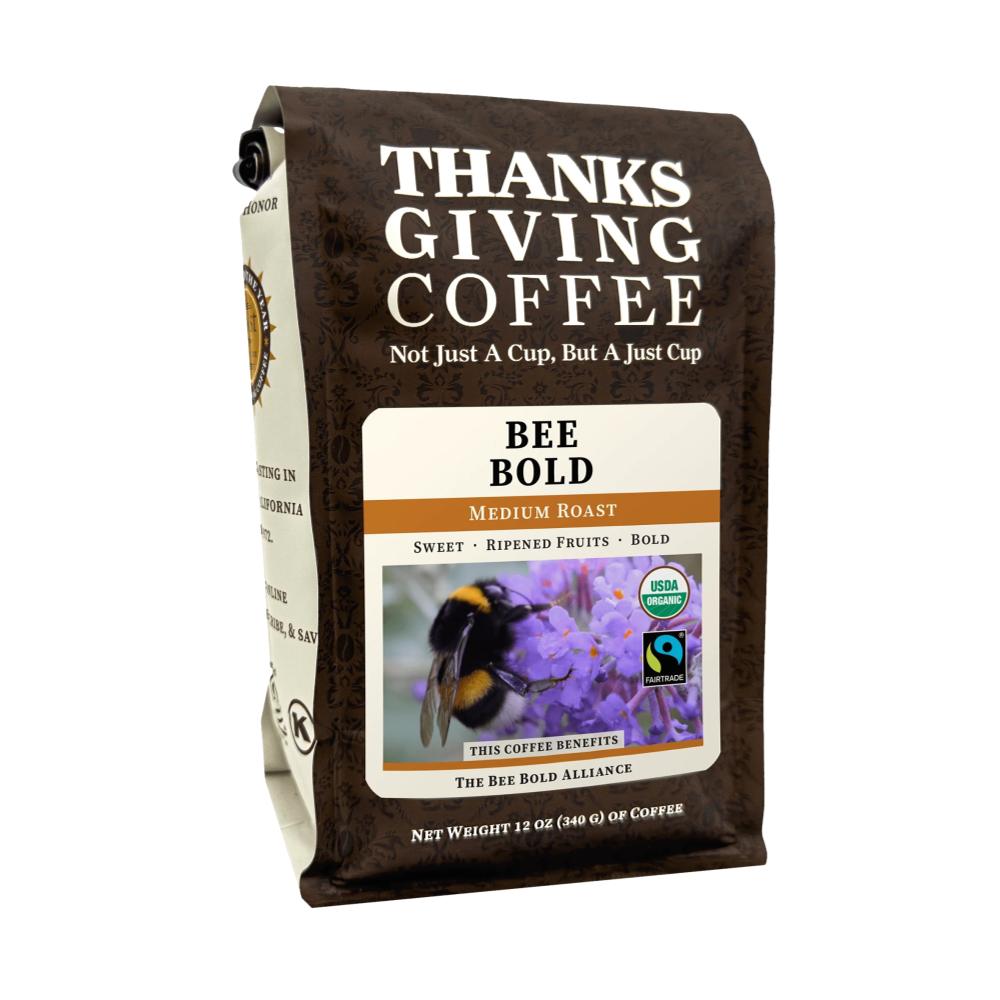 Bee Bold - Medium Roast – Thanksgiving Coffee main product