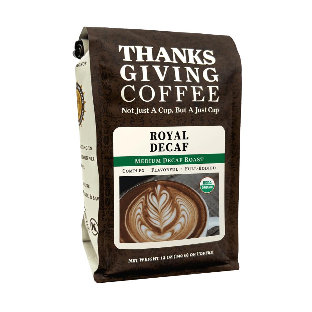Royal Decaf - Medium Roast – Thanksgiving Coffee main product