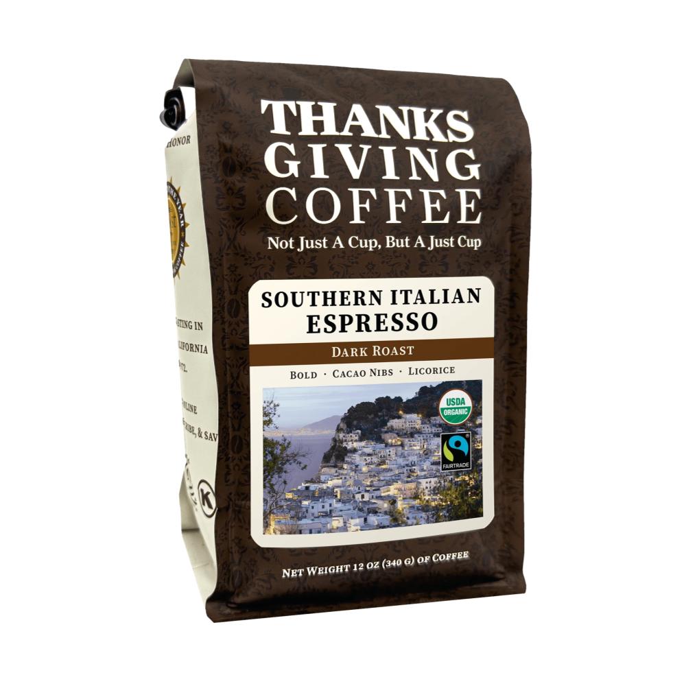 Southern Italian Style Espresso – Thanksgiving Coffee main product