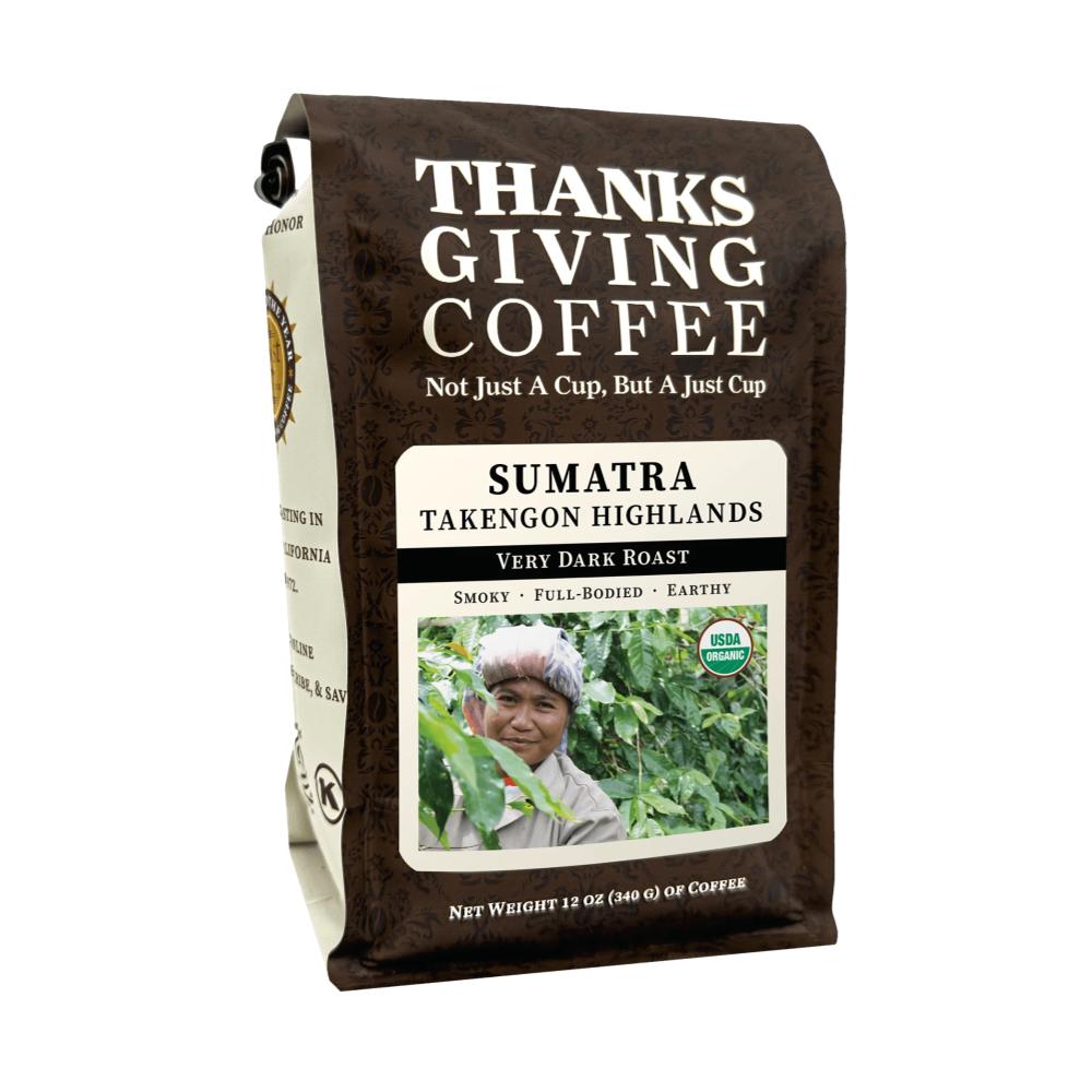 Sumatra Takengon Highland Very Dark Roast – Thanksgiving Coffee main product