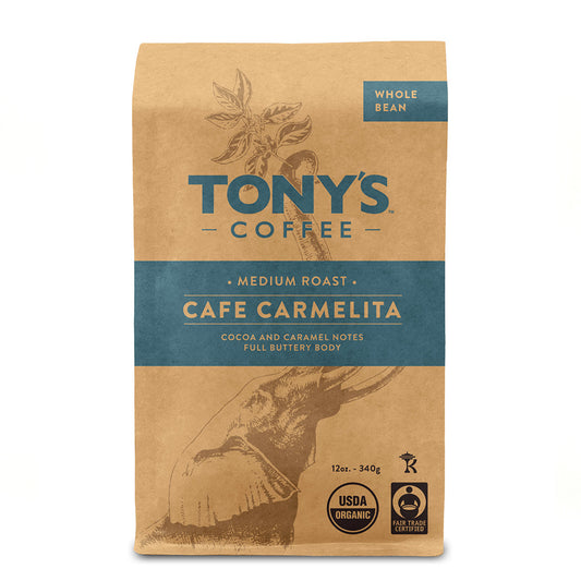 Bag of Tony's Coffee Cafe Carmelita