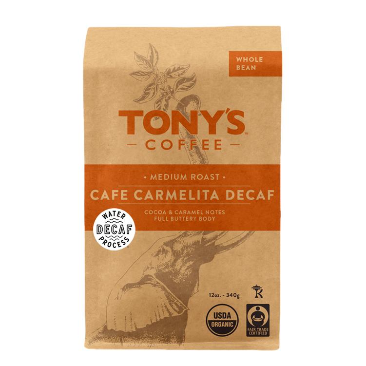 Cafe Carmelita Decaf – Tony's Coffee main product