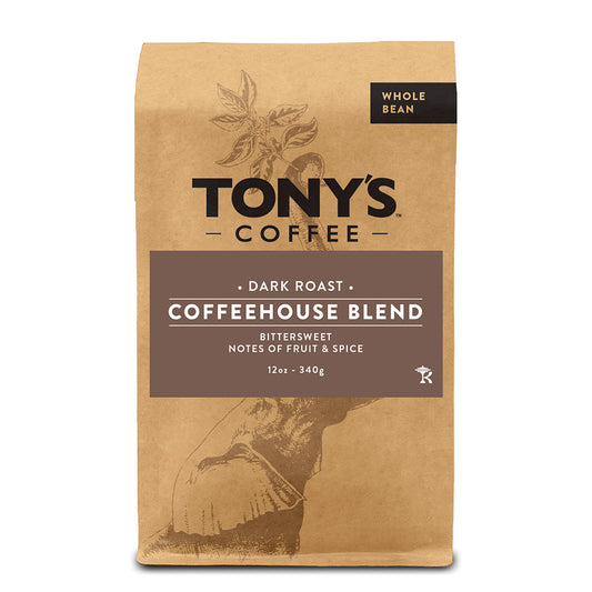 Bag of Tony's Coffee Coffeehouse Blend