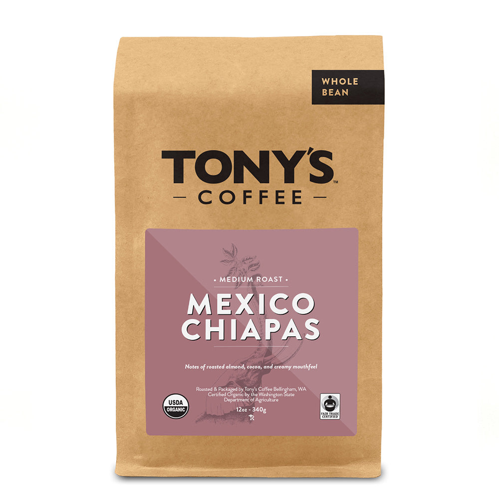 Bag of Tony's Coffee Mexico Chiapas – Tony's Coffee main product