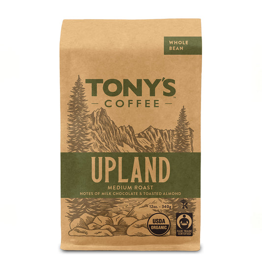 Bag of Tony's Coffee Upland