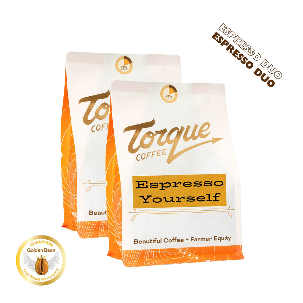 Torque Coffee Espresso Yourself Duo – Torque Coffees main product