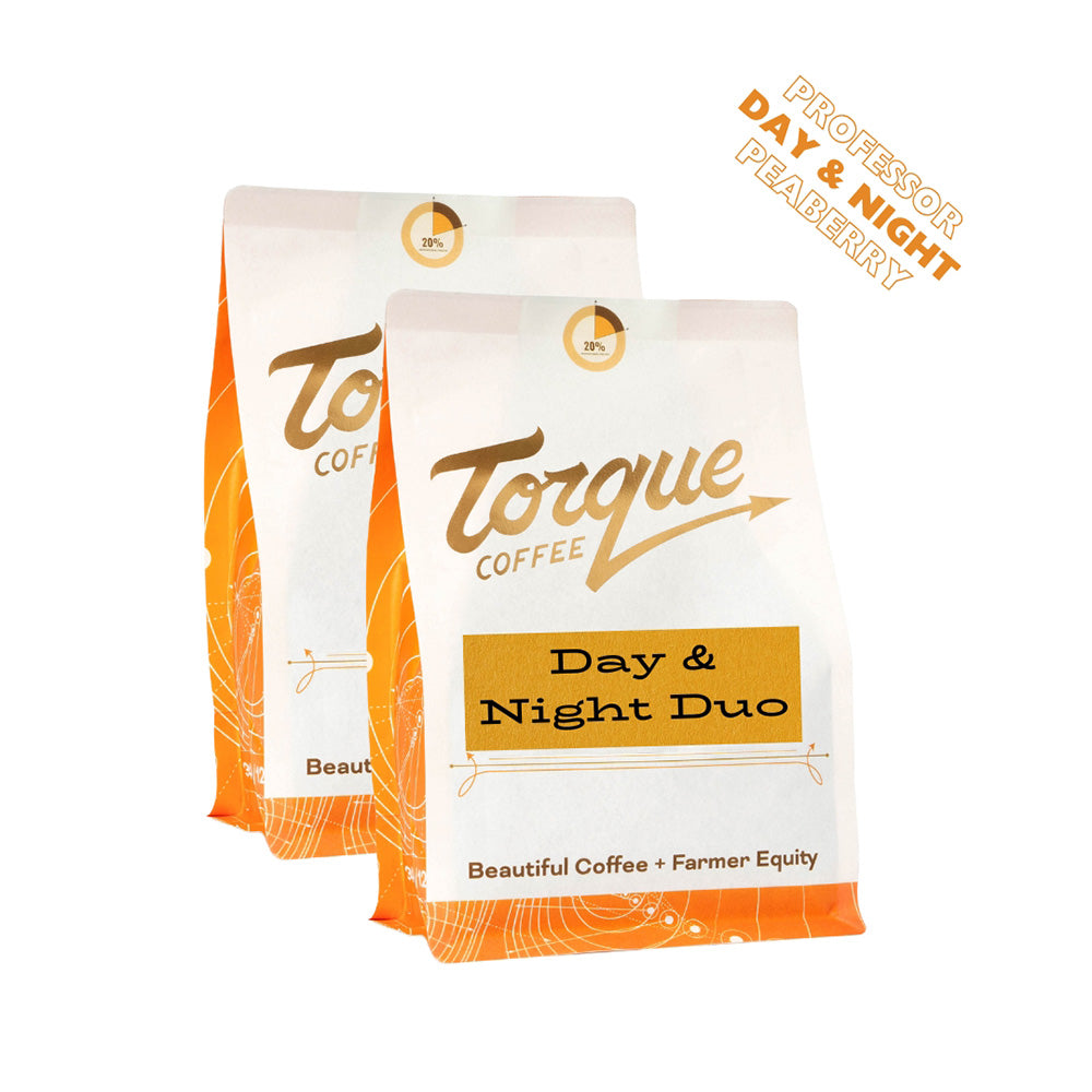 Professor Peaberry Day and Night Duo from Torque Coffee – Torque Coffees main product