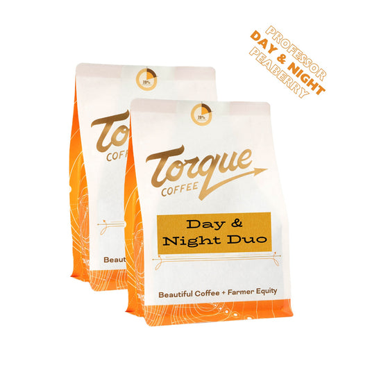 Professor Peaberry Day and Night Duo from Torque Coffee