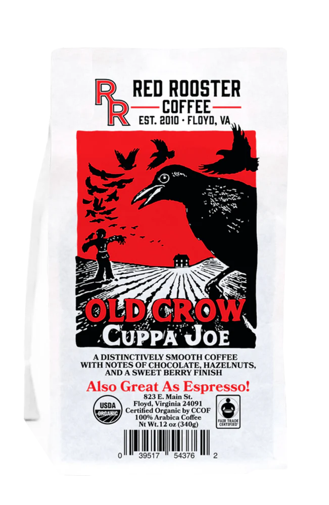 Red Rooster Coffee Organic Old Crow Cuppa Joe
