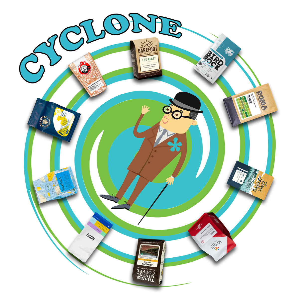 Professor Peaberry and his Club Cyclone