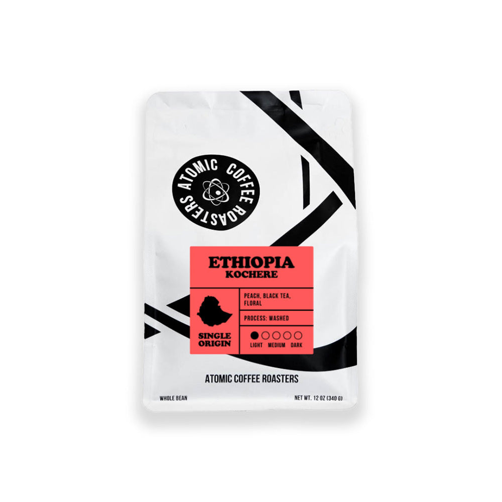 12 ounce bag of Atomic Coffee Roasters Ethiopia Kochere