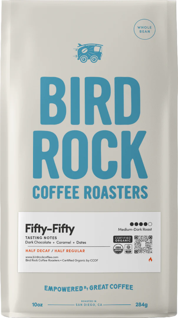 Fifty-Fifty – Bird Rock Coffee main product