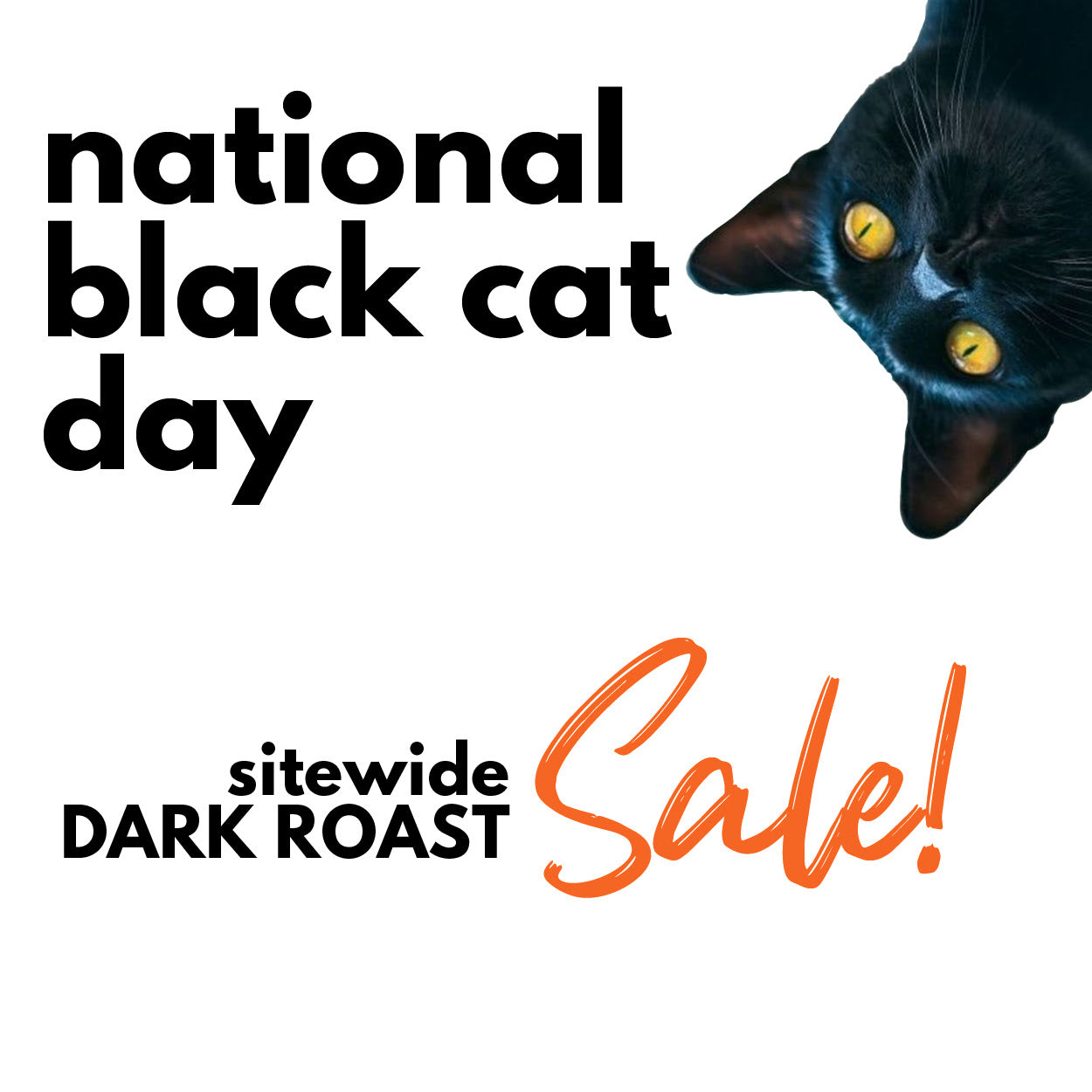 🐈‍⬛ National Black Cat Day logo