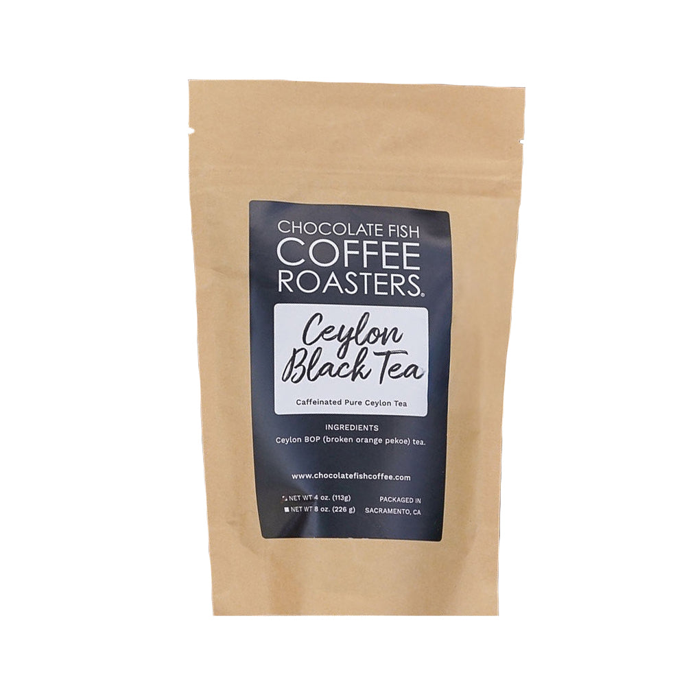 Bag of Chocolate Fish Coffee Roasters Ceylon Black Tea – Chocolate Fish Coffee Roasters main product