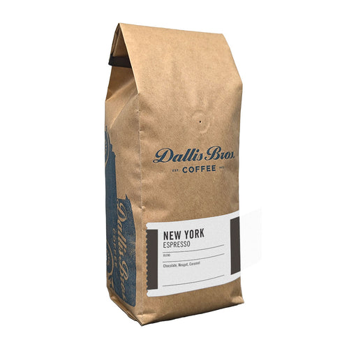 Bag of Dallis Bros Coffee New York Espresso