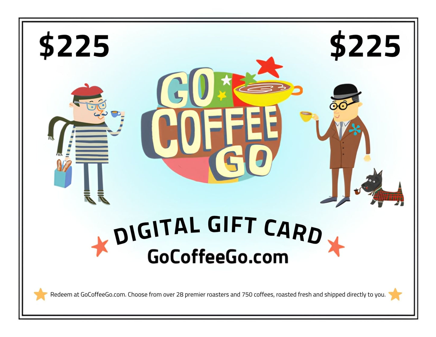 Digital Gift Card – GoCoffeeGo main product