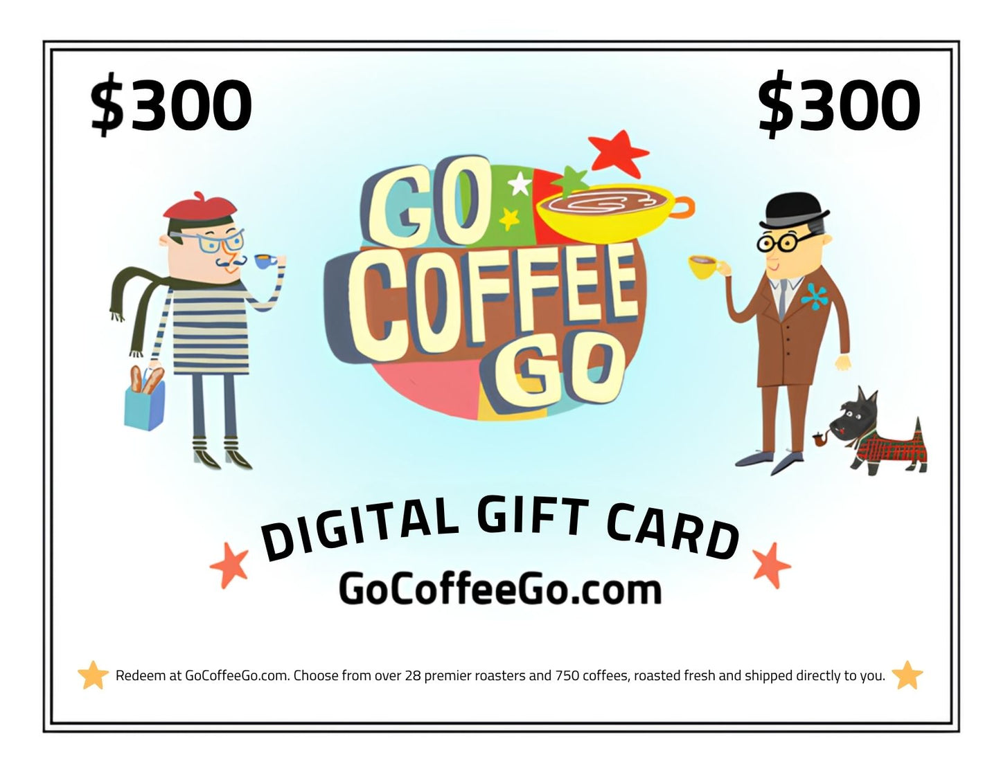 Digital Gift Card – GoCoffeeGo main product