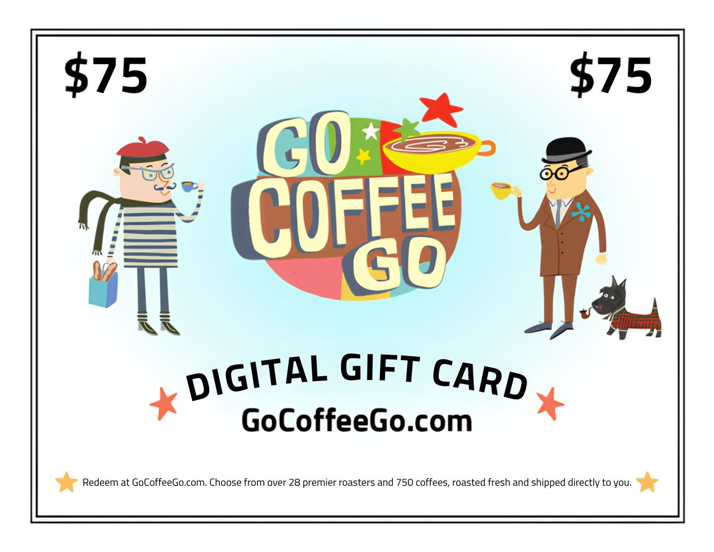 Digital Gift Card – GoCoffeeGo main product