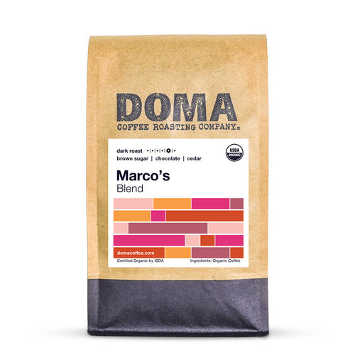 12 ounce bag of Doma Coffee Roasting Marco's Blend