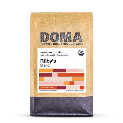 12 ounce bag of Doma Coffee Roasting Ruby's Blend