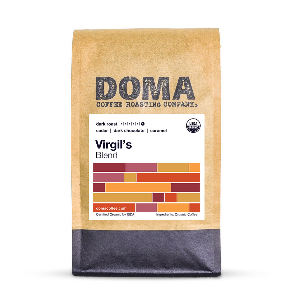 12 ounce bag of Doma Coffee Roasting Virgil's Blend
