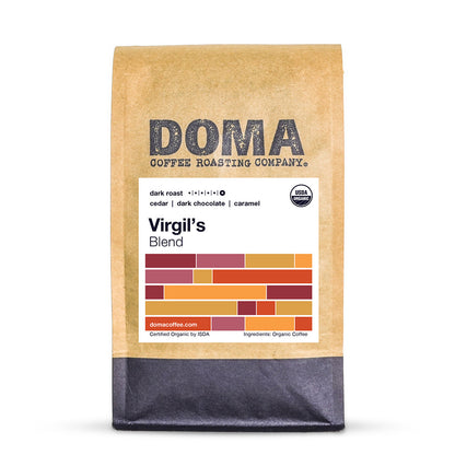 12 ounce bag of Doma Coffee Roasting Virgil's Blend